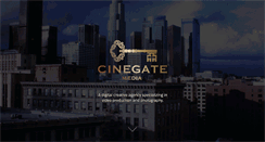 Desktop Screenshot of cinegatemedia.com